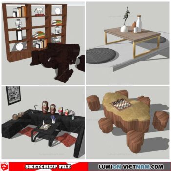 Tea Reading - Sketchup Models By NhaTay