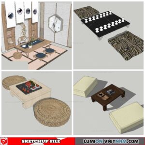 Tea Reading - Sketchup Models By NhaTay