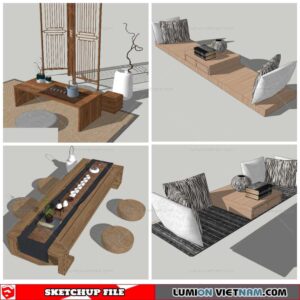 Tea Reading - Sketchup Models By NhaTay