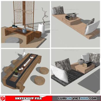 Tea Reading - Sketchup Models By NhaTay
