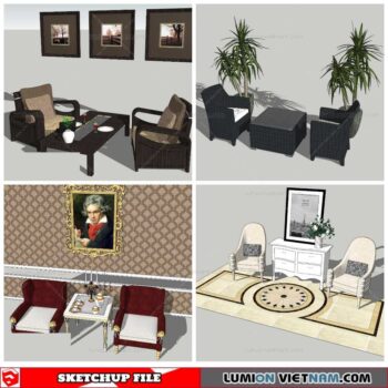 Tea Reading - Sketchup Models By NhaTay