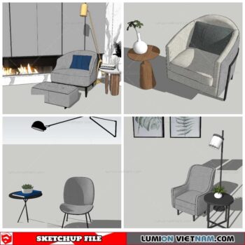 Tea Reading - Sketchup Models By NhaTay