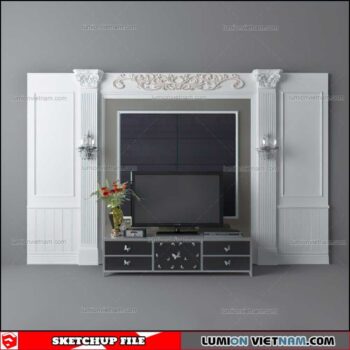 Wall Unit - Sketchup Models