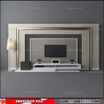 Wall Unit - Sketchup Models