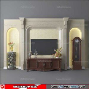 Wall Unit - Sketchup Models
