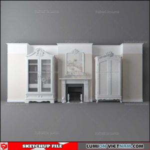 Wall Unit - Sketchup Models