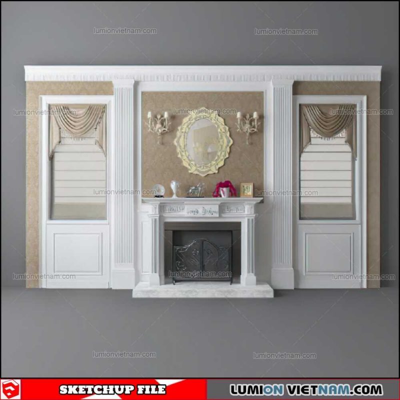 Wall Unit - Sketchup Models