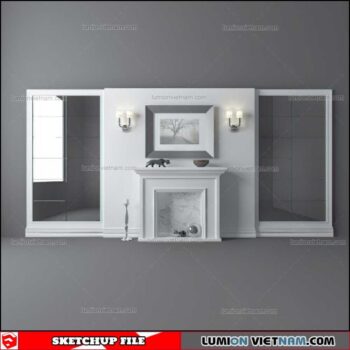 Wall Unit - Sketchup Models