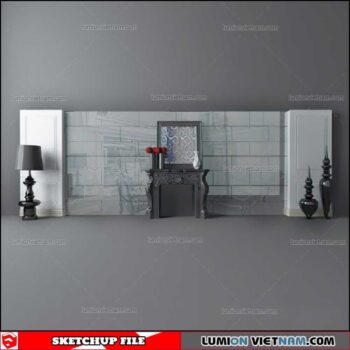 Wall Unit - Sketchup Models