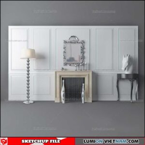 Wall Unit - Sketchup Models