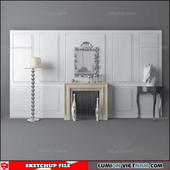 Wall Unit - Sketchup Models