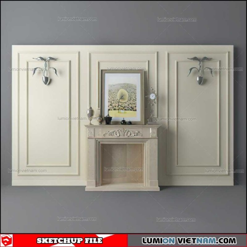 Wall Unit - Sketchup Models