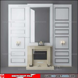 Wall Unit - Sketchup Models