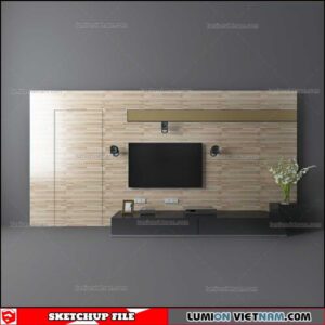 Wall Unit - Sketchup Models