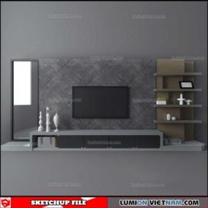 Wall Unit - Sketchup Models