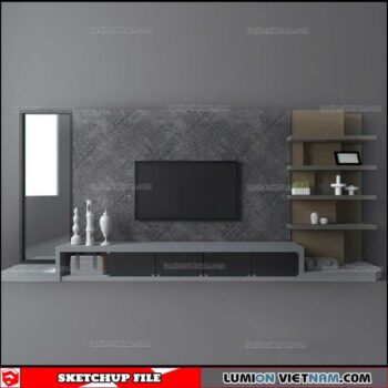 Wall Unit - Sketchup Models