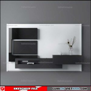 Wall Unit - Sketchup Models