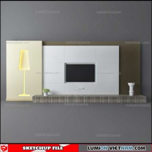 Wall Unit - Sketchup Models