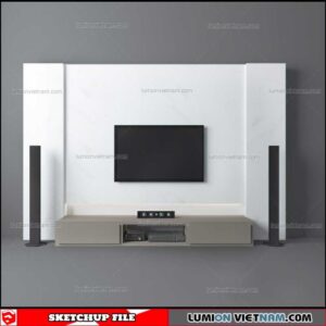Wall Unit - Sketchup Models