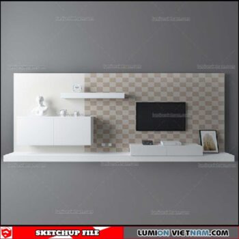 Wall Unit - Sketchup Models
