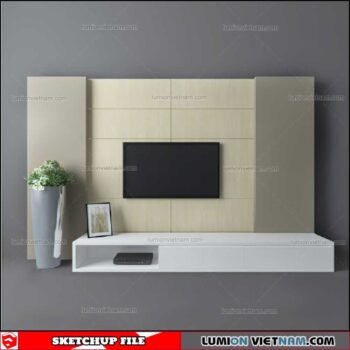 Wall Unit - Sketchup Models