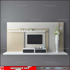 Wall Unit - Sketchup Models