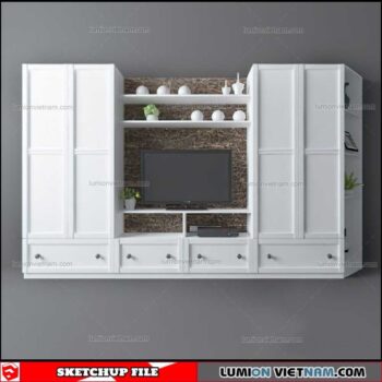 Wall Unit - Sketchup Models