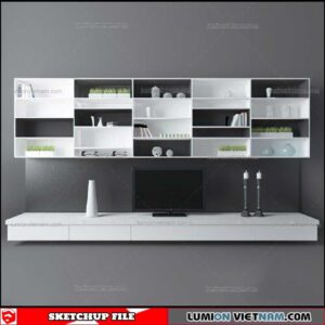 Wall Unit - Sketchup Models