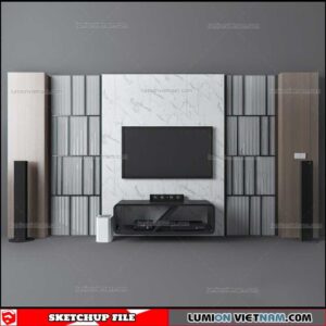 Wall Unit - Sketchup Models