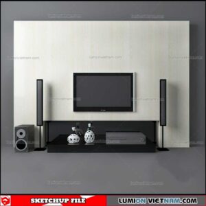 Wall Unit - Sketchup Models