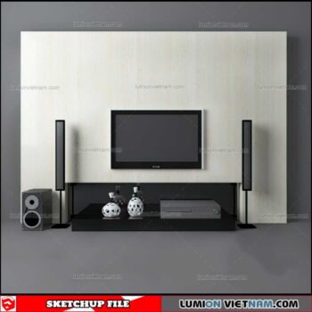 Wall Unit - Sketchup Models