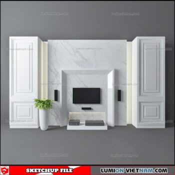 Wall Unit - Sketchup Models