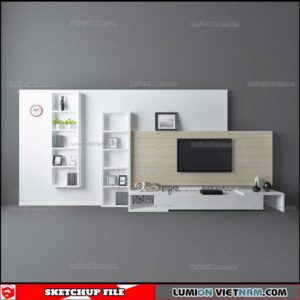 Wall Unit - Sketchup Models