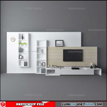 Wall Unit - Sketchup Models