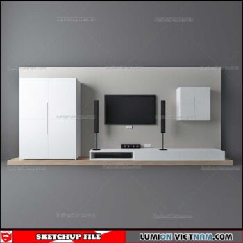 Wall Unit - Sketchup Models