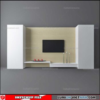Wall Unit - Sketchup Models