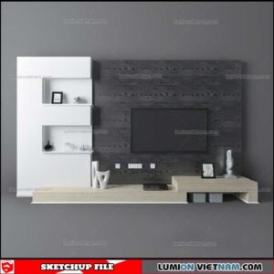 Wall Unit - Sketchup Models