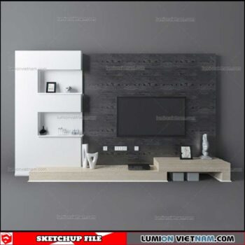 Wall Unit - Sketchup Models