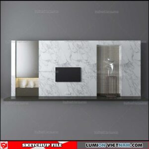 Wall Unit - Sketchup Models