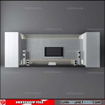 Wall Unit - Sketchup Models