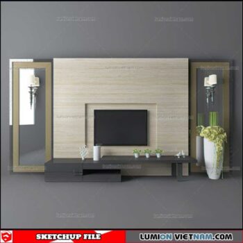 Wall Unit - Sketchup Models