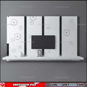 Wall Unit - Sketchup Models
