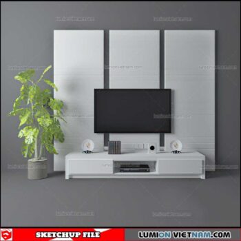 Wall Unit - Sketchup Models