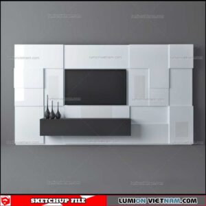Wall Unit - Sketchup Models