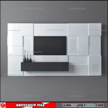 Wall Unit - Sketchup Models