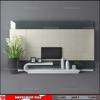 Wall Unit - Sketchup Models