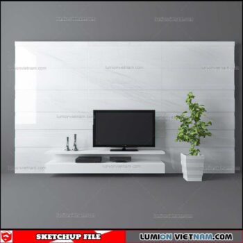 Wall Unit - Sketchup Models
