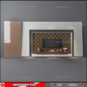 Wall Unit - Sketchup Models