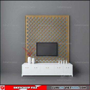 Wall Unit - Sketchup Models