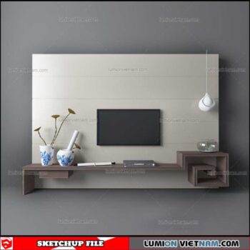 Wall Unit - Sketchup Models